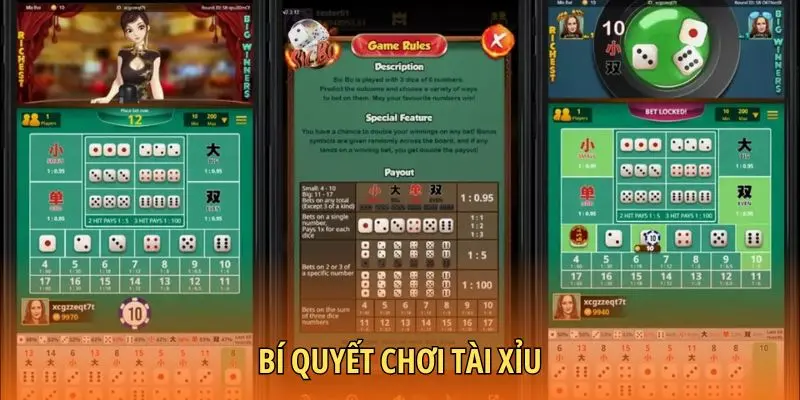 Bí quyết chơi Tài Xỉu