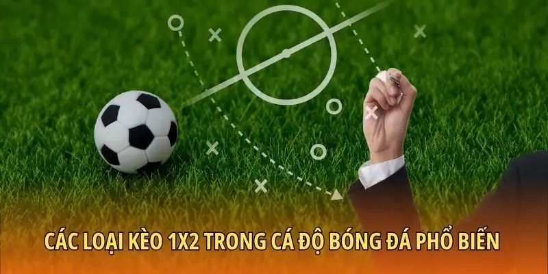 Các loại kèo 1x2 trong cá độ bóng đá phổ biến