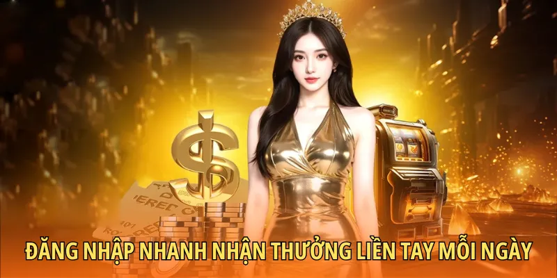 Đăng nhập nhanh nhận thưởng liền tay mỗi ngày